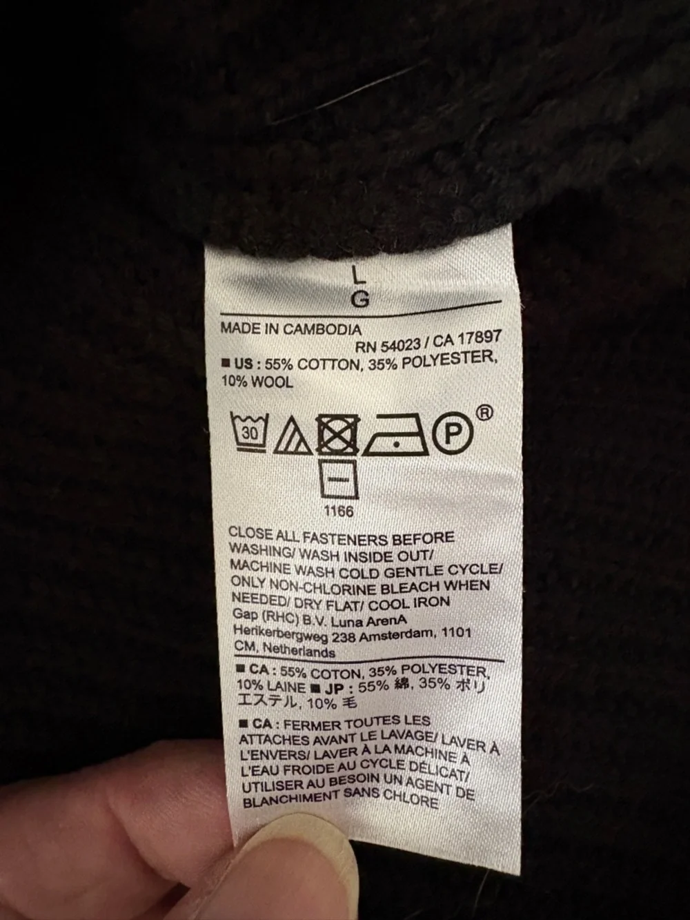 Banana Republic Black V-Neck Button Cardigan - Picture 8 of 8